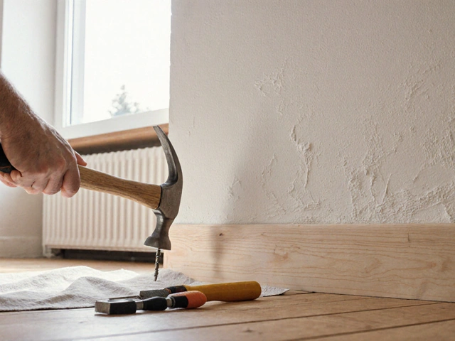Sockelleisten anbringen: So bekommen Sie ein professionelles Finish am Boden