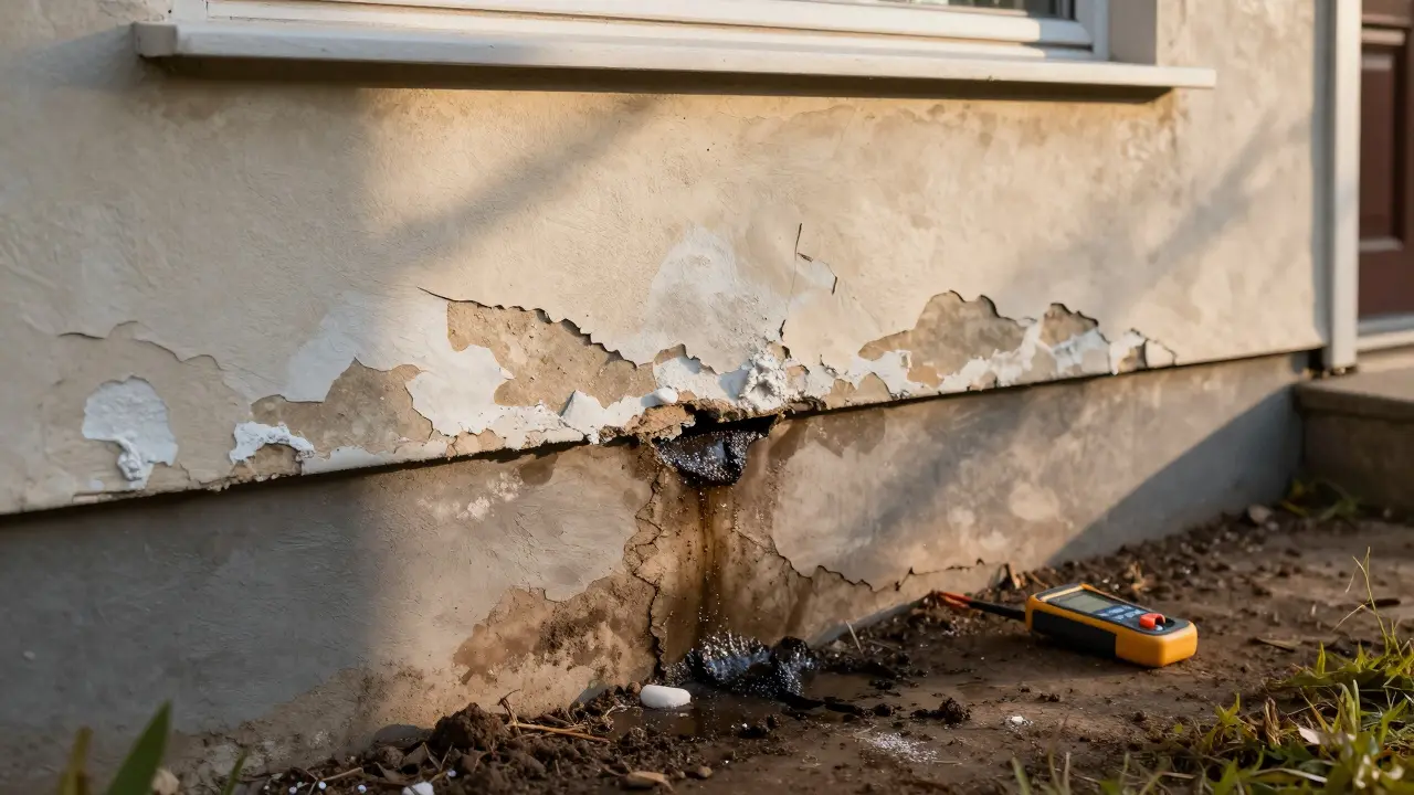 Sockelbereich der Fassade: Abdichtung, Spritzwasser und Beschichtung - So schützen Sie Ihr Haus vor Feuchtigkeitsschäden