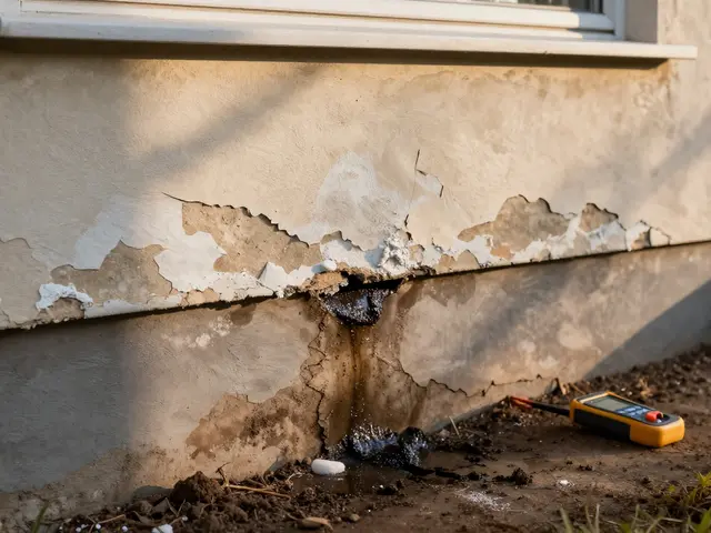 Sockelbereich der Fassade: Abdichtung, Spritzwasser und Beschichtung - So schützen Sie Ihr Haus vor Feuchtigkeitsschäden