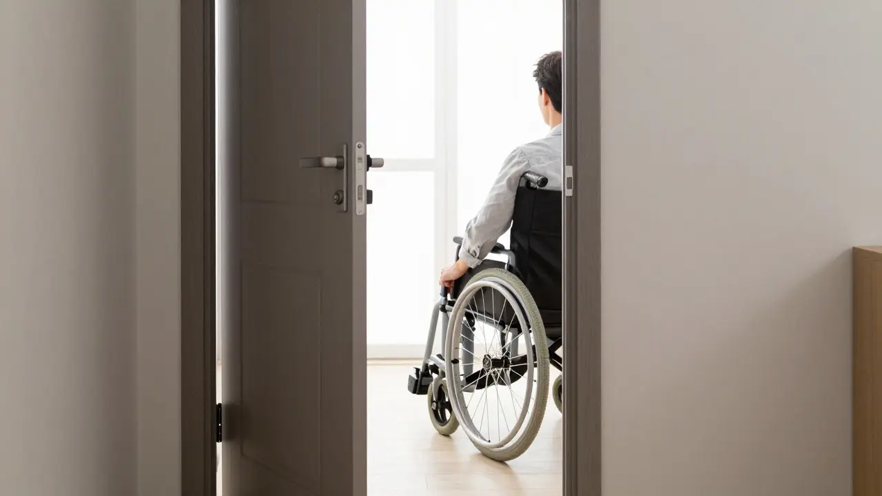 Barrierefreie Türen und Wenderadien: Die wichtigsten Normmaße nach DIN 18040