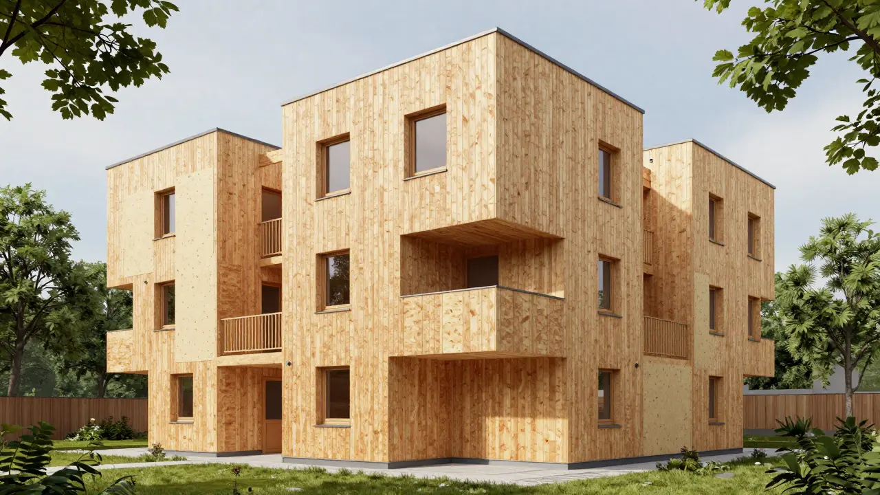 Holzbau in Wohnimmobilien: Nachhaltigkeit und Brandschutz erklärt