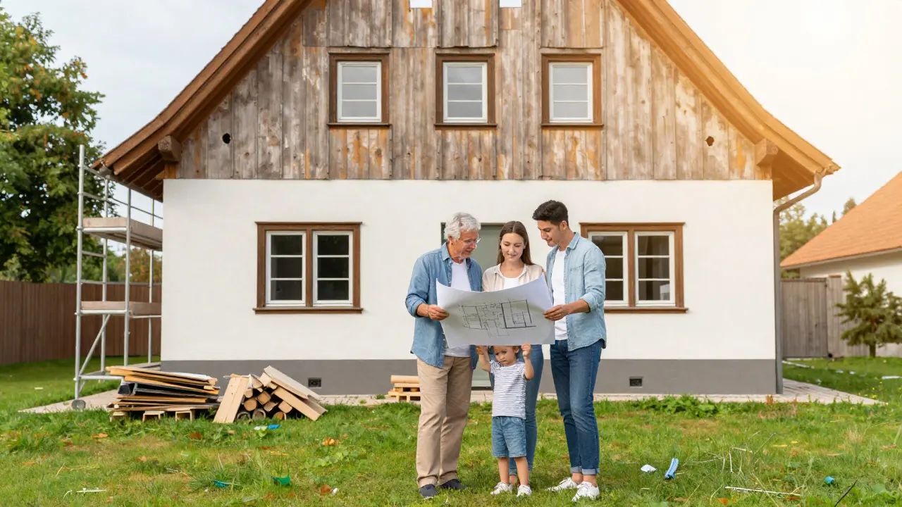 Generationenmodell: Das Elternhaus gemeinsam renovieren und modernisieren
