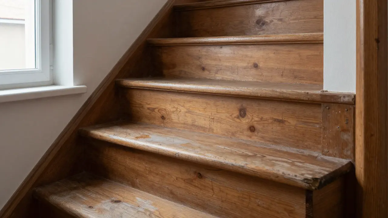 Holztreppen renovieren: So erneuern Sie das Oberflächenfinish Ihrer Treppe